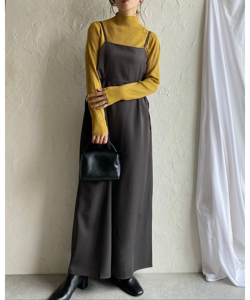 She's Closet(シーズクローゼット)の「プチハイネックタイト長袖リブニットトップス(ニット/セーター・レディース・グレイッシュベージュ/ブラック/オフホワイト/ベージュ・M/L)」の18枚目の写真