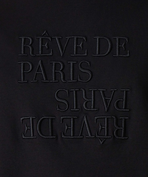 LE SOUK HOLIDAY(ルスークホリデー)の「刺しゅうロングTシャツ【綿100%】(Tシャツ/カットソー・レディース・ブラック/オフホワイト・M/L)」の21枚目の写真