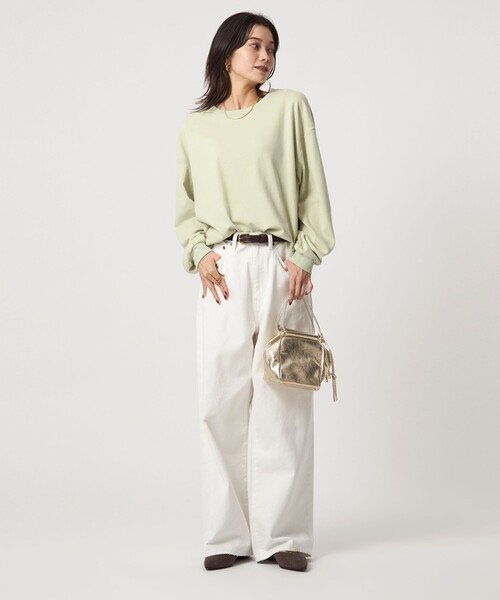 セール】フィブリル タッチ ロングスリーブ トップス（Tシャツ