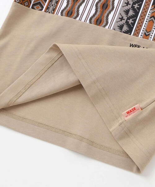 WASK(ワスク)の「ネイティブ柄プリントTシャツ(110~160cm)(Tシャツ/カットソー・キッズ・ベージュ/ブラック・150cm/160cm/140cm/130cm)」の17枚目の写真