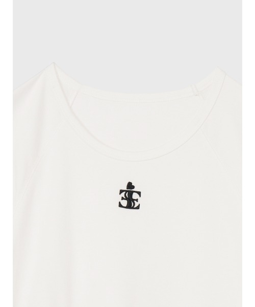 EIMY ISTOIRE(エイミーイストワール)の「バリエプリントぺプラムTシャツ(Tシャツ/カットソー・レディース・その他8/ホワイト/ブラック・F)」の12枚目の写真