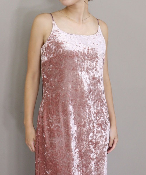 DONOBAN(ドノバン)の「【ANDRESD】curved square velour dress 結婚式 ワンピース パーティードレス オケージョンドレス お呼ばれ 二次会 成人式 同窓会(ドレス・レディース・グレー/ピンク/グリーン/ブラック系その他/ネイビー系・S/M/L)」の20枚目の写真