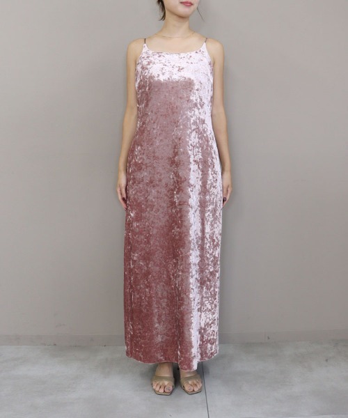 DONOBAN(ドノバン)の「【ANDRESD】curved square velour dress 結婚式 ワンピース パーティードレス オケージョンドレス お呼ばれ 二次会 成人式 同窓会(ドレス・レディース・グレー/ピンク/グリーン/ブラック系その他/ネイビー系・S/M/L)」の14枚目の写真