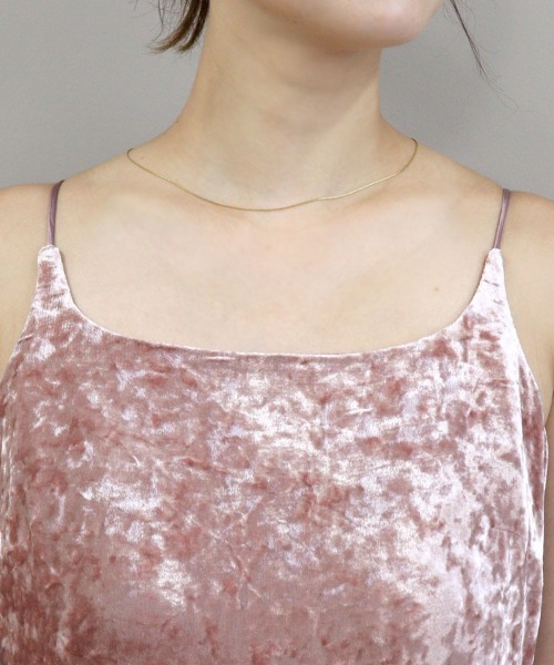 DONOBAN(ドノバン)の「【ANDRESD】curved square velour dress 結婚式 ワンピース パーティードレス オケージョンドレス お呼ばれ 二次会 成人式 同窓会(ドレス・レディース・グレー/ピンク/グリーン/ブラック系その他/ネイビー系・S/M/L)」の11枚目の写真