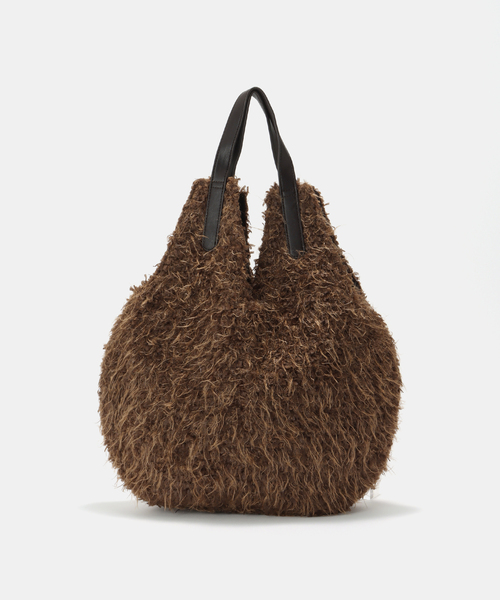 B.C STOCK(ベーセーストック)の「T.S.L/ティーエスエル フェイクファートートBAG(ショルダーバッグ・レディース・ブルー/ブラック/ブラウン・FREE)」の2枚目の写真