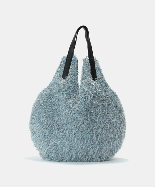 B.C STOCK(ベーセーストック)の「T.S.L/ティーエスエル フェイクファートートBAG(ショルダーバッグ・レディース・ブルー/ブラック/ブラウン・FREE)」の3枚目の写真