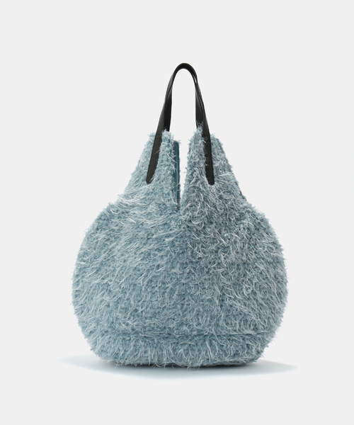 B.C STOCK(ベーセーストック)の「T.S.L/ティーエスエル フェイクファートートBAG(ショルダーバッグ・レディース・ブルー/ブラック/ブラウン・FREE)」の5枚目の写真