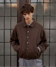 simple melton button jacket/シンプルメルトンボタンジャケット