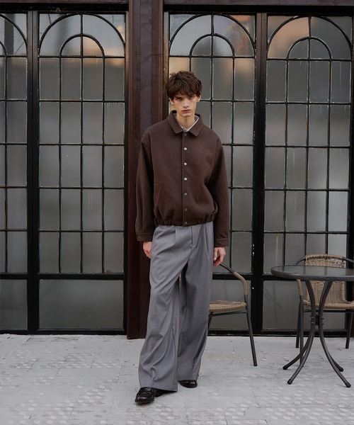 エムプルミエ クチュール ジャケット タグ付き新品 simple melton button jacket/シンプルメルトンボタンジャケット