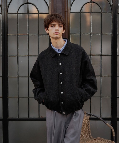 ジャケット・アウター [SullneArchives] 90s Wool Mode Blouson ジャケット・アウター [SullneArchives] 90s Wool Mode Blouson