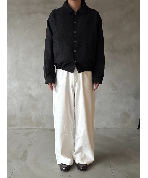 Regen Glanz（レーゲングランツ）の「simple melton button jacket