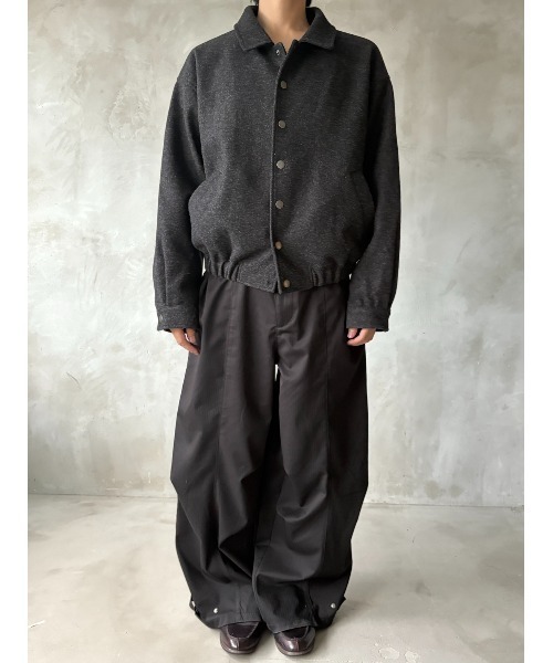 simple melton button jacket/シンプルメルトンボタンジャケット