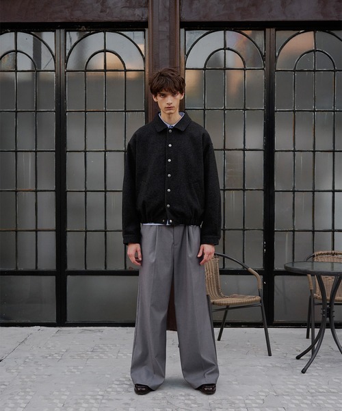 Regen Glanz（レーゲングランツ）の「simple melton button jacket