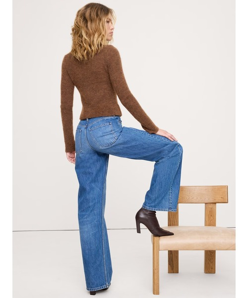 Banana Republic（バナナリパブリック）の「イタリアン アルパカ ブレンド ニットポロ（ニット/セーター・レディース・ブラウン/レッド系その他/ホワイト/ブルー・M/XS/L/S）」の15枚目の写真