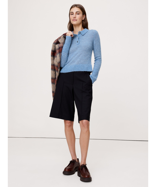 Banana Republic（バナナリパブリック）の「イタリアン アルパカ ブレンド ニットポロ（ニット/セーター・レディース・ブラウン/レッド系その他/ホワイト/ブルー・M/XS/L/S）」の7枚目の写真