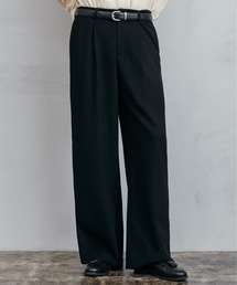 LURAKU（ルラク）の「【LURAKU】Wool-like One-tuck Straight Slacks / ウールライクワンタックスラックス | SETUP対応（スラックス・メンズ）」