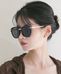 LUXSTYLE（ラグスタイル）の「UVカットビッグフレームボストンサングラス（サングラス）」