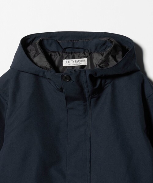 BEAUTY&YOUTH UNITED ARROWS(ビューティーアンドユースユナイテッドアローズ)の「ソリッドタスラン フーディーブルゾン 撥水機能付き(その他アウター・メンズ・ダークグレー/ネイビー・XL/M/L/S)」の13枚目の写真