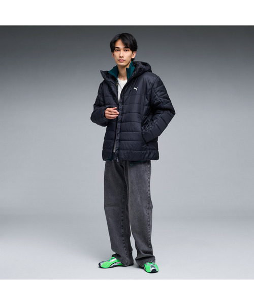 PUMA（プーマ）の「PUMA プーマ メンズ ESS フーデッド パデッド ジャケット（ダウンジャケット/コート・メンズ・ブラック/ベージュ×ブラック・XX-LARGE/X-LARGE/LARGE/SMALL/MEDIUM）」の16枚目の写真