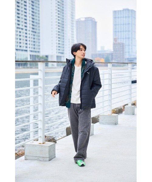 セール】PUMA プーマ メンズ ESS フーデッド パデッド ジャケット