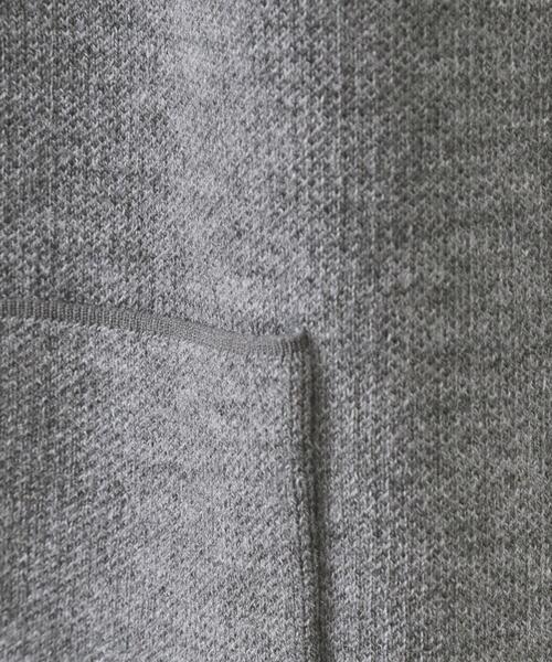 OPAQUE.CLIP(オペークドットクリップ)の「スナップボタン ダブルフェイス配色ニットカーディガン【洗濯機OK】(カーディガン/ボレロ・レディース・オフホワイト/グレー/ブラック/ワインレッド・38/40/42)」の17枚目の写真