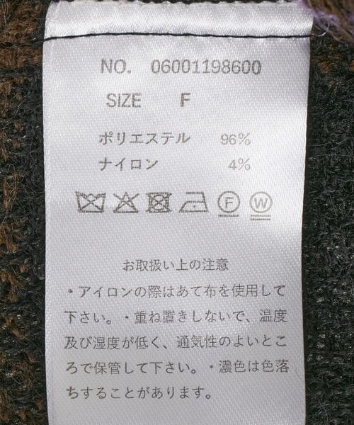 Green　Parks（グリーンパークス）の「■WITH KURUMI NAKATA チェックジャケット（テーラードジャケット・レディース・アイボリー/ブラック・FREE）」の20枚目の写真