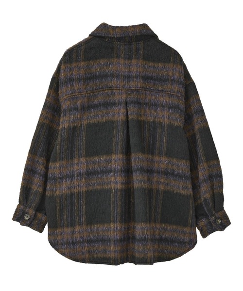 Green　Parks（グリーンパークス）の「■WITH KURUMI NAKATA チェックジャケット（テーラードジャケット・レディース・アイボリー/ブラック・FREE）」の11枚目の写真