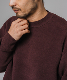 EDIFICE | ライト シェニール ヤーン クルーネック プルオーバー(ニット/セーター)