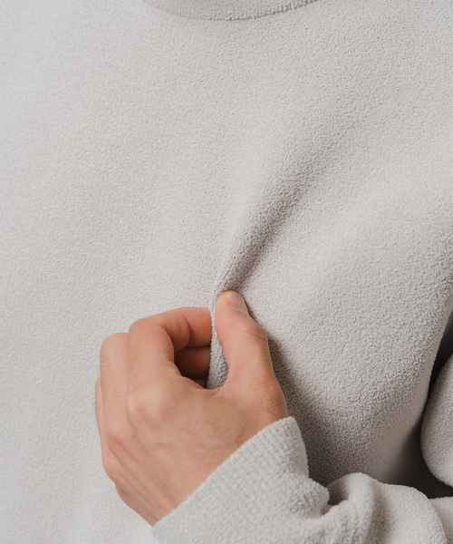 EDIFICE（エディフィス）の「ライト シェニール ヤーン クルーネック プルオーバー（ニット/セーター・メンズ・アイボリー/ブラウン/チャコールグレー・MEDIUM/LARGE）」の15枚目の写真