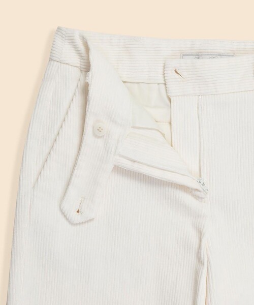 BROOKS BROTHERS(ブルックスブラザーズ)の「ストレッチコットン コーデュロイ ワイドレッグパンツ(その他パンツ・レディース・オリーブ/ナチュラル・0/2/4/6/8)」の4枚目の写真