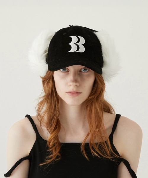 BASICKS（ベイシックス）の「BB Logo Flight Cap（キャップ・レディース・ブラック・FREE）」の2枚目の写真
