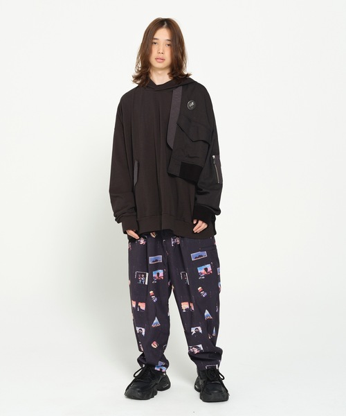 STOF（ストフ）の「PEDESTRIAN WIDE PANTS（その他パンツ・メンズ・ブラック/グリーン・S/M）」の6枚目の写真