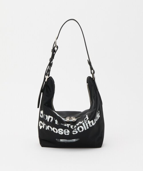 russet(ラシット)の「ステンシル風プリント ナイロン2WAYミニショルダーバッグ(ショルダーバッグ・レディース・キナリ/ブラック/ブラック×ブルー・FREE)」の21枚目の写真