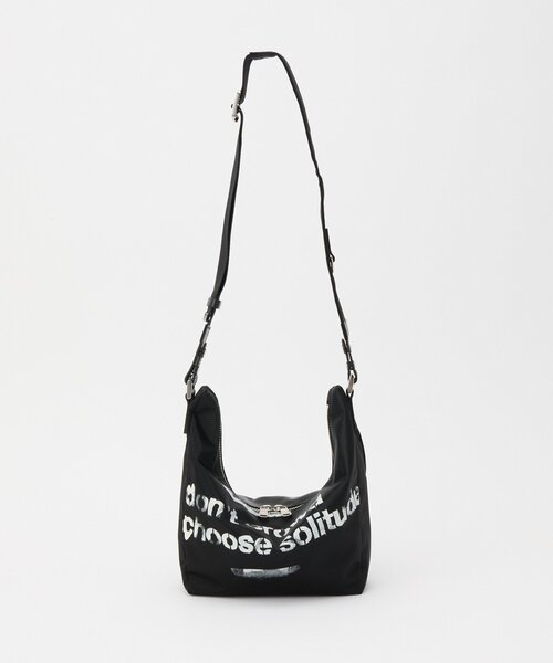 russet(ラシット)の「ステンシル風プリント ナイロン2WAYミニショルダーバッグ(ショルダーバッグ・レディース・キナリ/ブラック/ブラック×ブルー・FREE)」の22枚目の写真