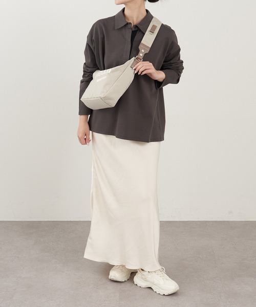 russet(ラシット)の「ステンシル風プリント ナイロン2WAYミニショルダーバッグ(ショルダーバッグ・レディース・キナリ/ブラック/ブラック×ブルー・FREE)」の14枚目の写真