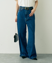 Rouge vif | 【NEEDBY heritage/ニードバイヘリテージ】KYLIE バギーワイドデニム(デニムパンツ)