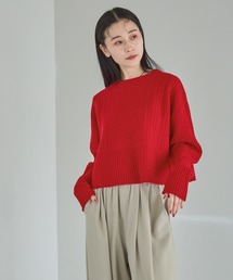 A part by | ケーブルニットプルオーバー(ニット/セーター)