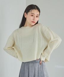 A part by | ケーブルニットプルオーバー(ニット/セーター)