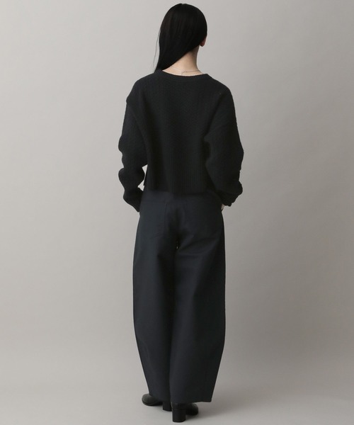 A part by(アパートバイ)の「ケーブルニットプルオーバー(ニット/セーター・レディース・ブラック/アイボリー/イエロー系その他/レッド・FREE)」の15枚目の写真