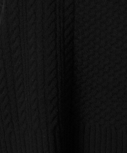 A part by(アパートバイ)の「ケーブルニットプルオーバー(ニット/セーター・レディース・ブラック/アイボリー/イエロー系その他/レッド・FREE)」の19枚目の写真