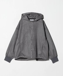 A DAY IN THE LIFE UNITED ARROWS（アデイインザライフユナイテッドアローズ）の「スエードライク ジップパーカー ＜A DAY IN THE LIFE＞（パーカー・レディース）」