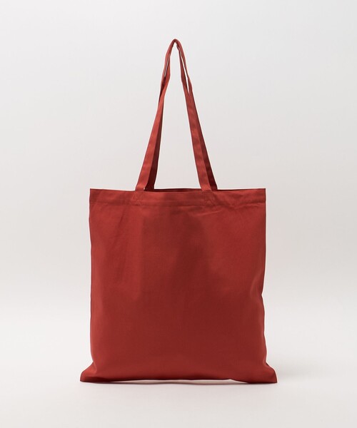 赤いシンプルトートバッグ ダブルポケットミニ2wayトート 赤 / 8号帆布 | aoya bags | シンプルで