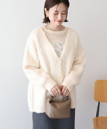 AMERICAN HOLIC | カールシャギーニットカーディガン(カーディガン/ボレロ)