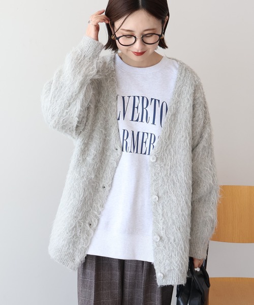 セール】カールシャギーカーディガン（カーディガン/ボレロ