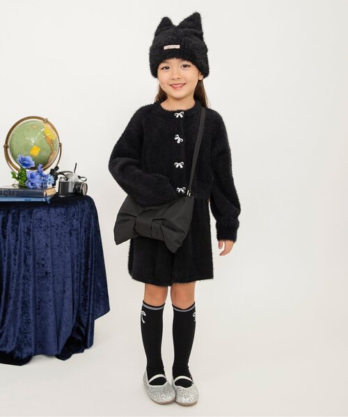 BREEZE（ブリーズ）の「【ジュニア対応】シャギーニットフレアパンツ（その他パンツ・キッズ・ブラック/オフホワイト・90/100/120/140）」の10枚目の写真