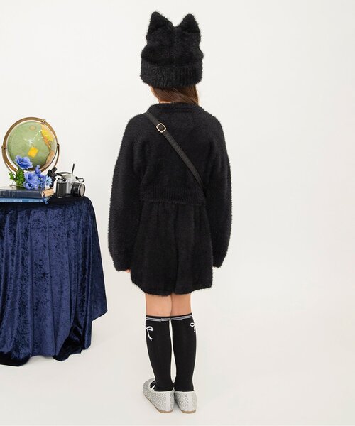 BREEZE（ブリーズ）の「【ジュニア対応】シャギーニットフレアパンツ（その他パンツ・キッズ・ブラック/オフホワイト・90/100/120/140）」の11枚目の写真