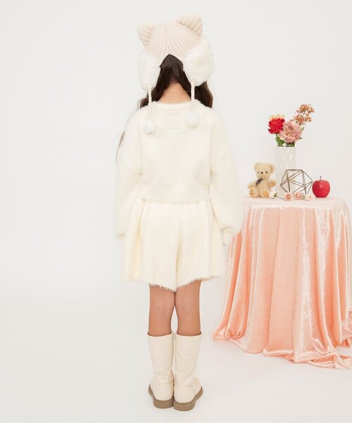 BREEZE（ブリーズ）の「【ジュニア対応】シャギーニットフレアパンツ（その他パンツ・キッズ・ブラック/オフホワイト・90/100/120/140）」の14枚目の写真