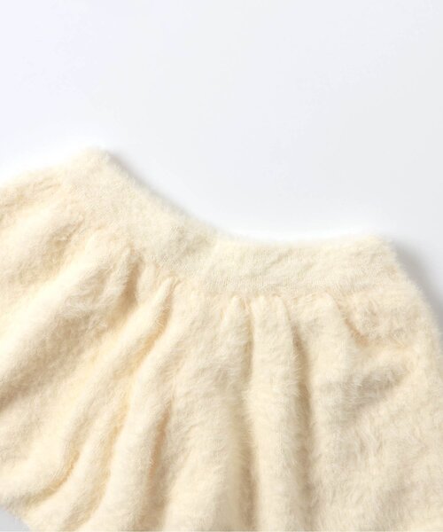 BREEZE（ブリーズ）の「【ジュニア対応】シャギーニットフレアパンツ（その他パンツ・キッズ・ブラック/オフホワイト・90/100/120/140）」の6枚目の写真