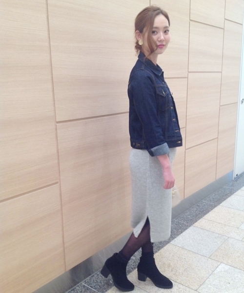 Chico（チコ）の「【who's who Chico】 デニムGジャン（デニムジャケット・レディース・ネイビー・FREE）」の13枚目の写真