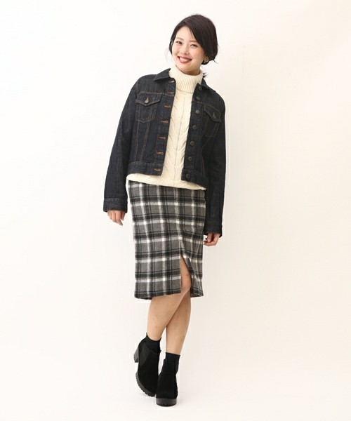 Chico（チコ）の「【who's who Chico】 デニムGジャン（デニムジャケット・レディース・ネイビー・FREE）」の11枚目の写真